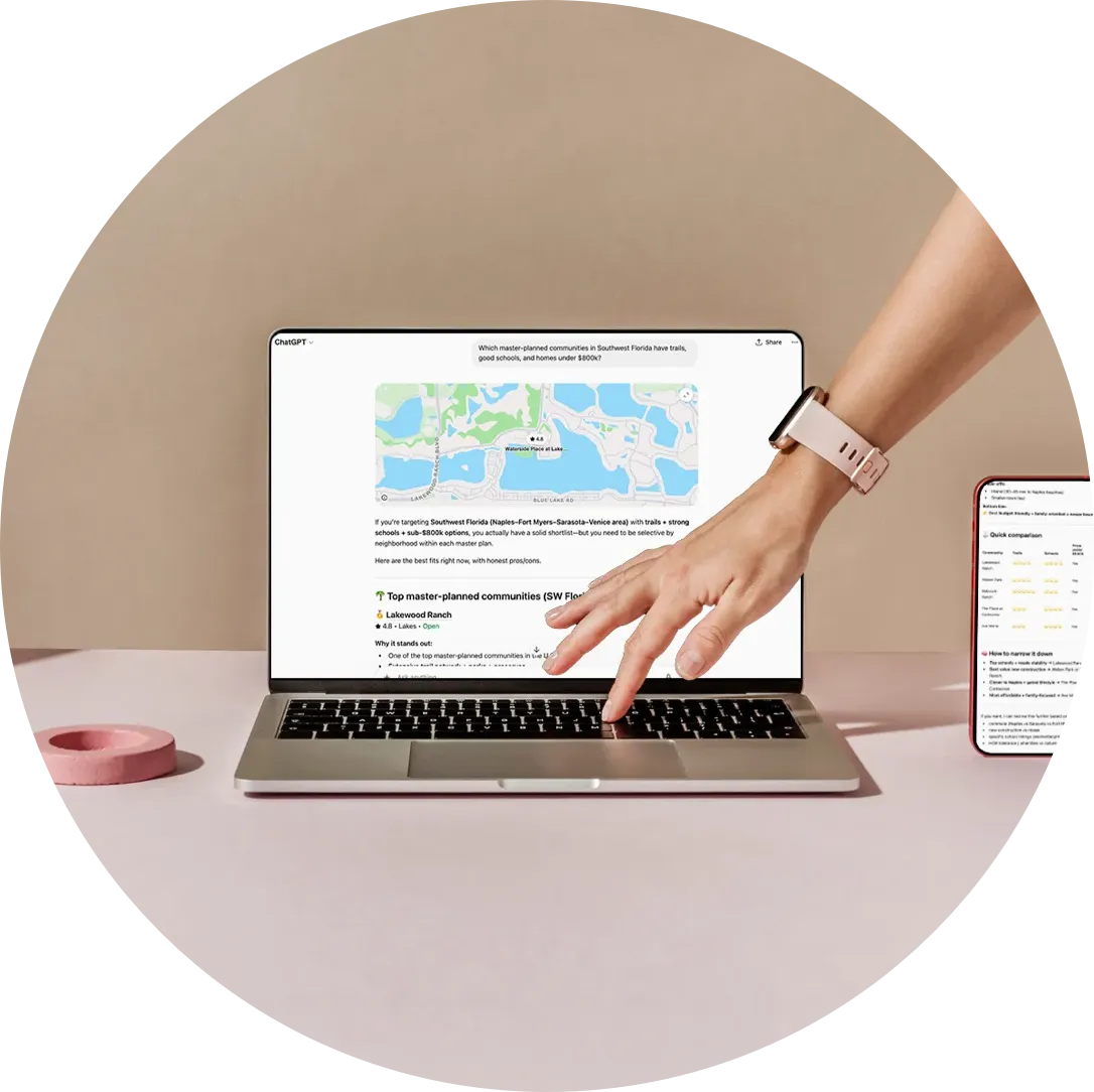 AI Strategy on Laptop